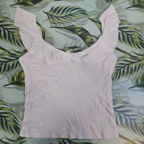Garage Tops - Garage Ruffle Tank Top Sz M